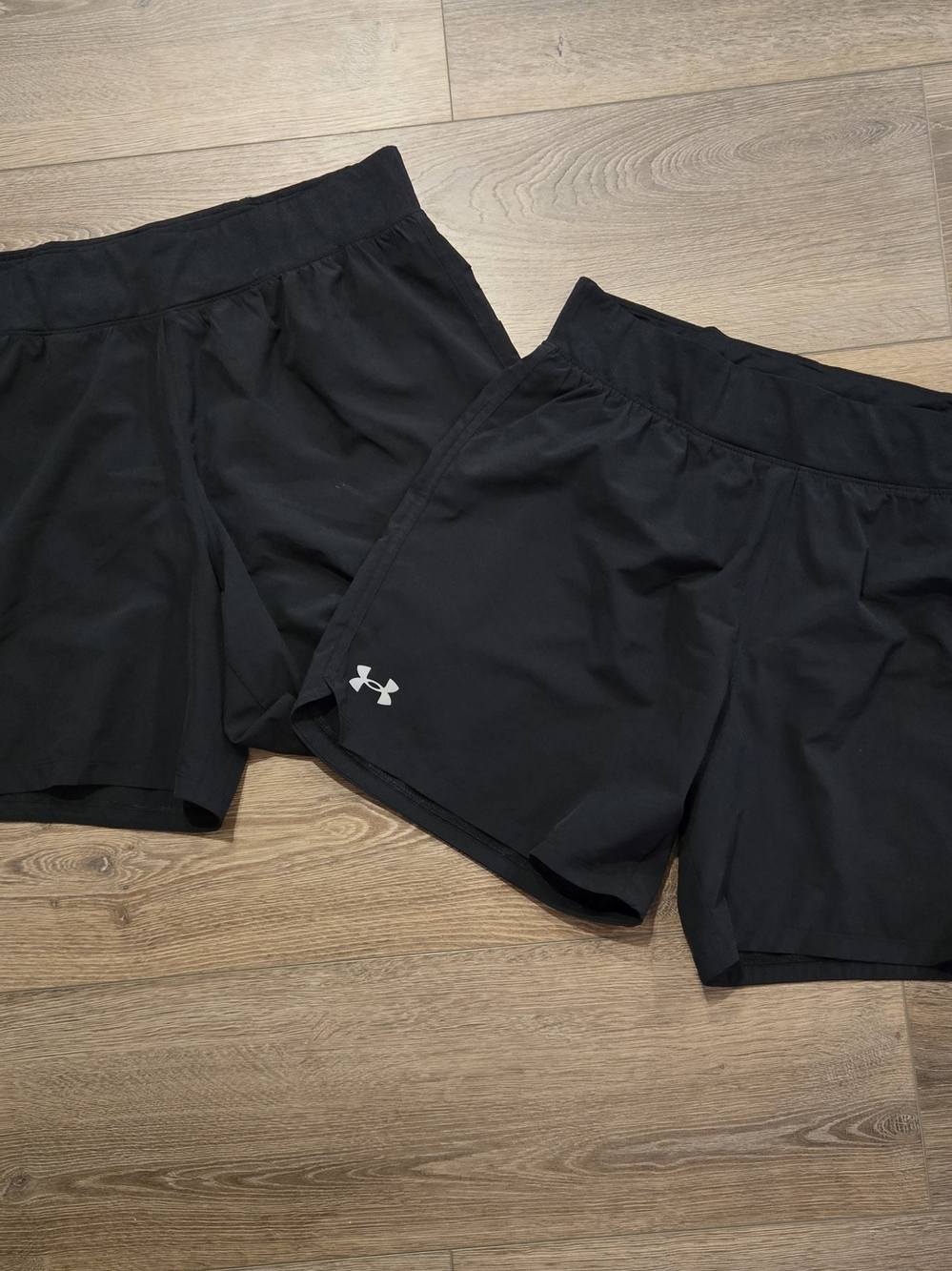 Under Armour Bundle Of 2 Black Men's Athletic Shorts Duo